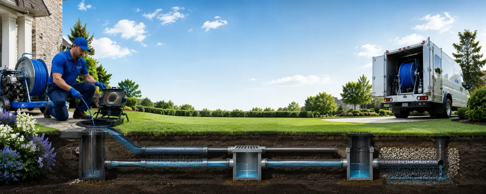 Outdoor drain cleaning information for Aniak, AK